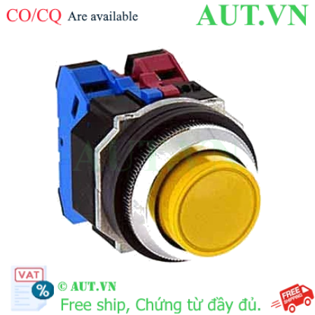 Ảnh của Nút nhấn giữ không đèn IDEC AOD201NY D30 1NC (Vàng)