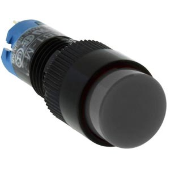 Ảnh của Nút nhấn giữ không đèn IDEC AB1M-A1B D10 1NO+1NC (Đen)