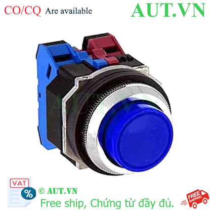 Ảnh của Nút nhấn giữ không đèn IDEC AOD210NS D30 1NO (Xanh)