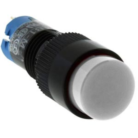 Ảnh của Nút nhấn nhả không đèn IDEC AB1M-M1W D10 1NO+1NC (Trắng)