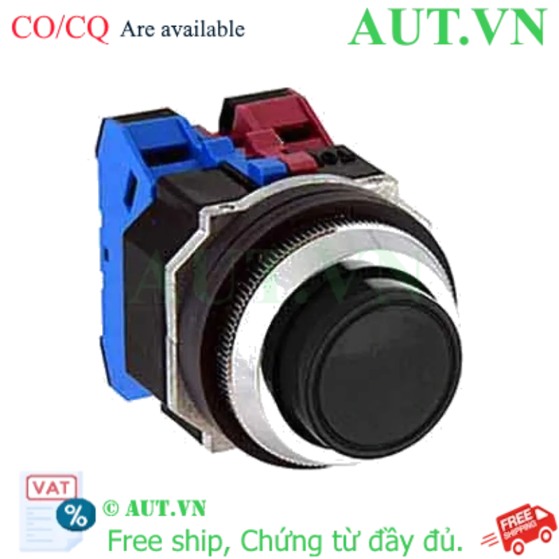 Ảnh của Nút nhấn giữ không đèn IDEC AOD222NB D30 2NO+2NC (Đen)