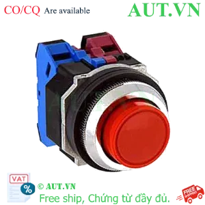 Ảnh của Nút nhấn giữ không đèn IDEC AOD222NR D30 2NO+2NC (Đỏ)