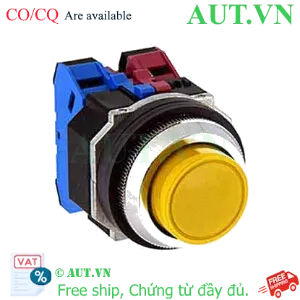 Ảnh của Nút nhấn giữ không đèn IDEC AOD222NY D30 2NO+2NC (Vàng)