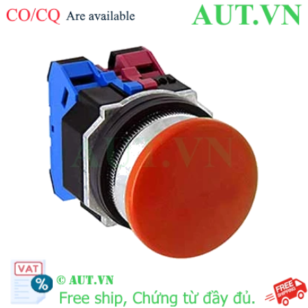 Ảnh của Nút nhấn giữ không đèn IDEC AOD322NR D30 2NO+2NC (Đỏ)