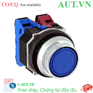 Ảnh của Nút nhấn giữ không đèn IDEC AOFD211NS D30 1NO+1NC (Xanh)