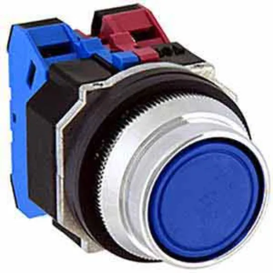 Ảnh của Nút nhấn giữ không đèn IDEC AOFD222NS D30 2NO+2NC (Xanh)