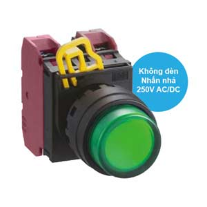 Ảnh của Nút nhấn nhả YW1L-M2E02Q0G IDEC, D22, 2NC, xanh, tốt