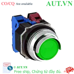 Ảnh của Nút nhấn giữ không đèn IDEC AOGD202NG D30 2NC (Xanh)