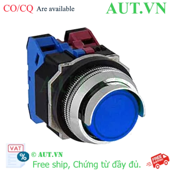 Ảnh của Nút nhấn giữ không đèn IDEC AOGD202NS D30 2NC (Xanh)