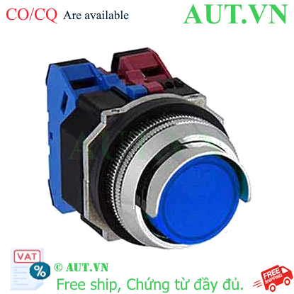 Ảnh của Nút nhấn giữ không đèn IDEC AOGD211NS D30 1NO+1NC (Xanh)