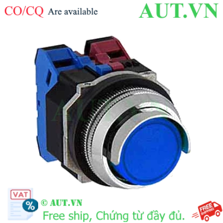 Ảnh của Nút nhấn giữ không đèn IDEC AOGD211NS D30 1NO+1NC (Xanh)