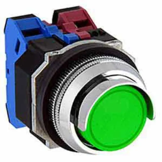 Ảnh của Nút nhấn giữ không đèn IDEC AOGD220NG D30 2NO (Xanh)