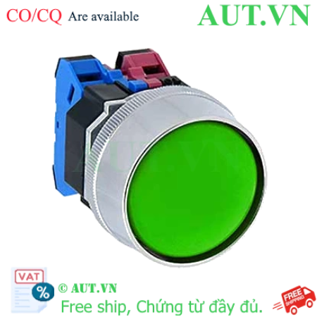 Ảnh của Nút nhấn giữ không đèn IDEC AOGD301NG D30 1NC (Xanh)