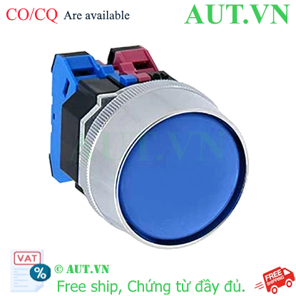 Ảnh của Nút nhấn giữ không đèn IDEC AOGD302NS D30 2NC (Xanh)