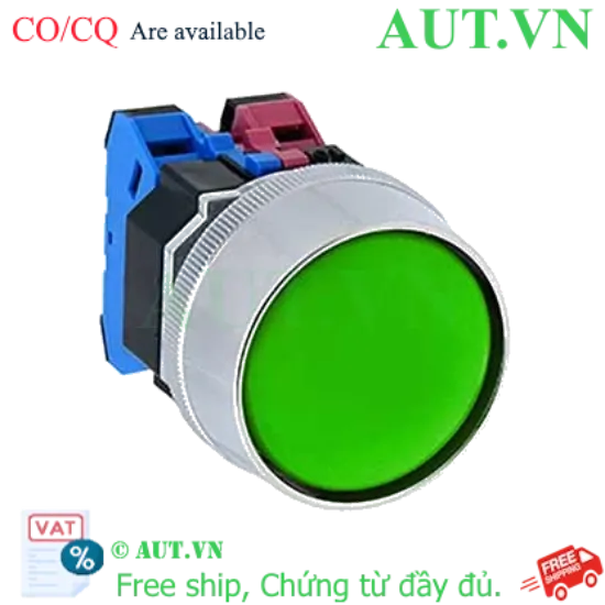 Ảnh của Nút nhấn giữ không đèn IDEC AOGD310NG D30 1NO (Xanh)
