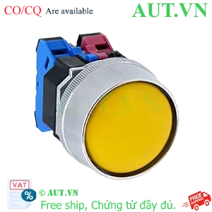 Ảnh của Nút nhấn giữ không đèn IDEC AOGD322NY D30 2NO+2NC (Vàng)