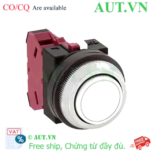 Ảnh của Nút nhấn giữ không đèn IDEC AON101W D30 1NC (Trắng)