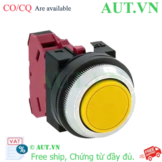 Ảnh của Nút nhấn giữ không đèn IDEC AON101Y D30 1NC (Vàng)