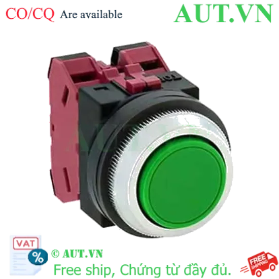 Ảnh của Nút nhấn giữ không đèn IDEC AON102G D30 2NC (Xanh)