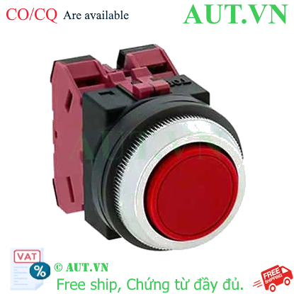 Ảnh của Nút nhấn giữ không đèn IDEC AON102R D30 2NC (Đỏ)
