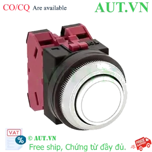 Ảnh của Nút nhấn giữ không đèn IDEC AON102W D30 2NC (Trắng)