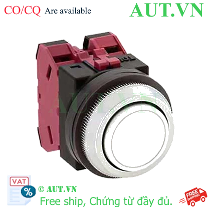 Ảnh của Nút nhấn giữ không đèn IDEC AON102W D30 2NC (Trắng)