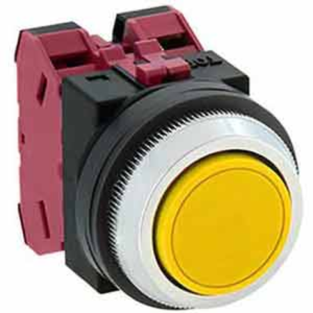 Ảnh của Nút nhấn giữ không đèn IDEC AON102Y D30 2NC (Vàng)
