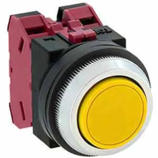 Ảnh của Nút nhấn giữ không đèn IDEC AON102Y D30 2NC (Vàng)