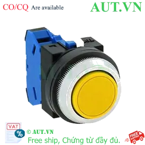 Ảnh của Nút nhấn giữ không đèn IDEC AON110Y D30 1NO (Vàng)