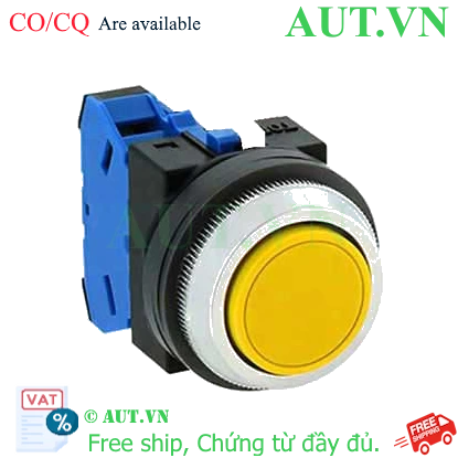Ảnh của Nút nhấn giữ không đèn IDEC AON110Y D30 1NO (Vàng)