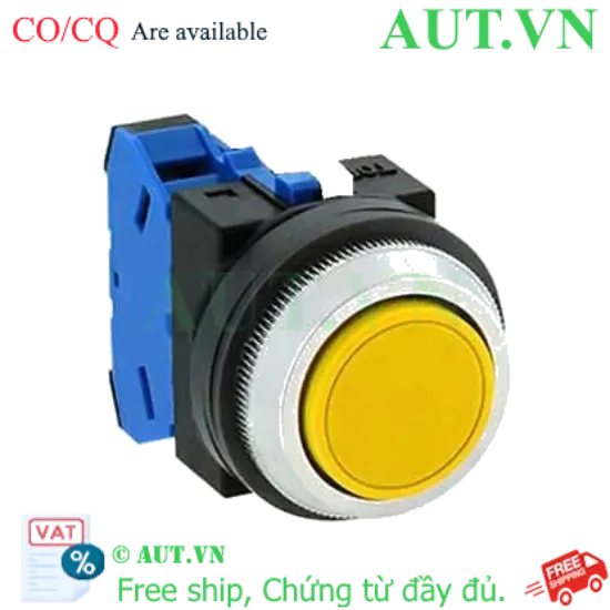 Ảnh của Nút nhấn giữ không đèn IDEC AON110Y D30 1NO (Vàng)