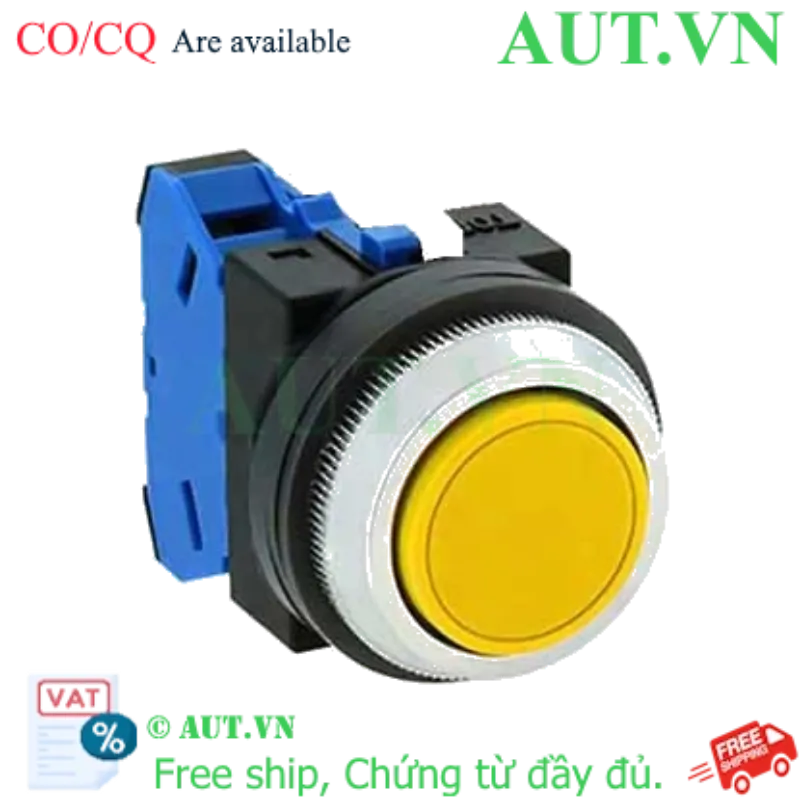 Ảnh của Nút nhấn giữ không đèn IDEC AON110Y D30 1NO (Vàng)