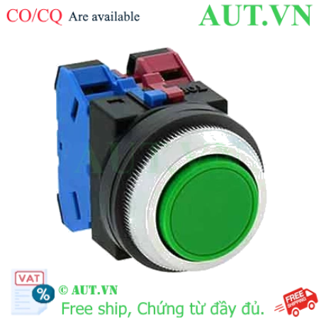 Ảnh của Nút nhấn giữ không đèn IDEC AON111G D30 1NO+1NC (Xanh)