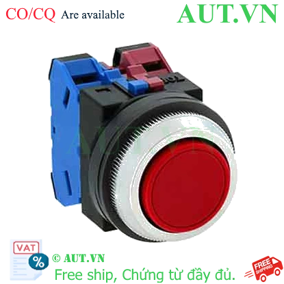Ảnh của Nút nhấn giữ không đèn IDEC AON111R D30 1NO+1NC (Đỏ)