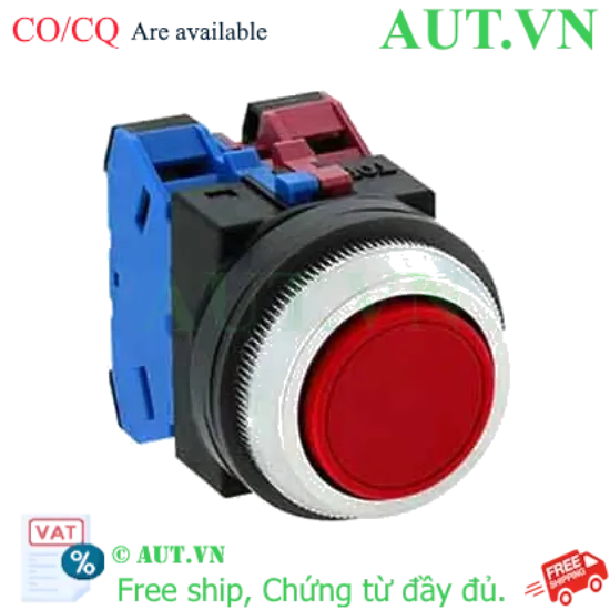 Ảnh của Nút nhấn giữ không đèn IDEC AON111R D30 1NO+1NC (Đỏ)