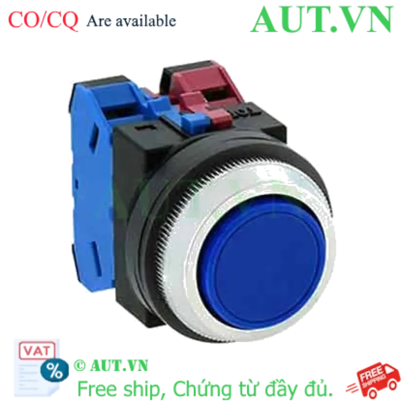 Ảnh của Nút nhấn giữ không đèn IDEC AON111S D30 1NO+1NC (Xanh)
