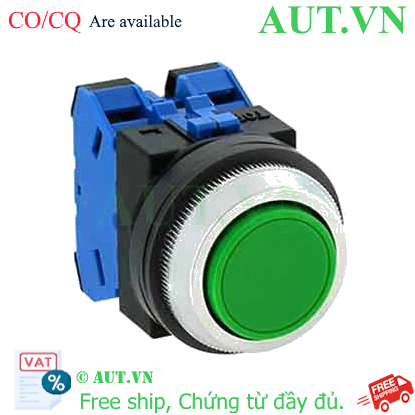 Ảnh của Nút nhấn giữ không đèn IDEC AON120G D30 2NO (Xanh)
