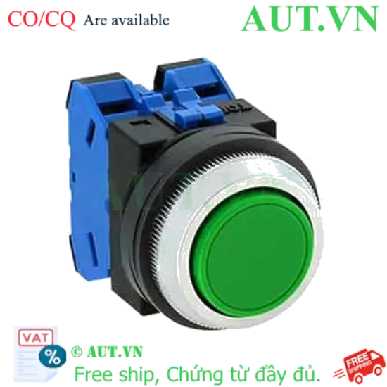 Ảnh của Nút nhấn giữ không đèn IDEC AON120G D30 2NO (Xanh)
