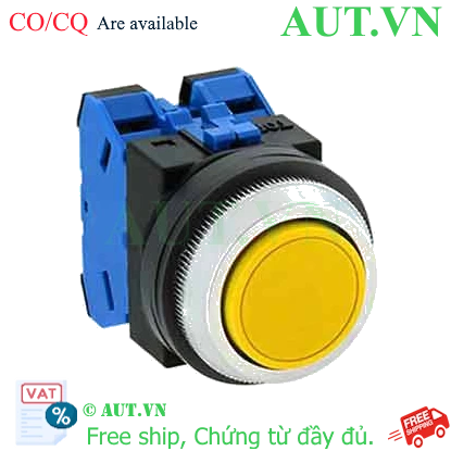 Ảnh của Nút nhấn giữ không đèn IDEC AON120Y D30 2NO (Vàng)