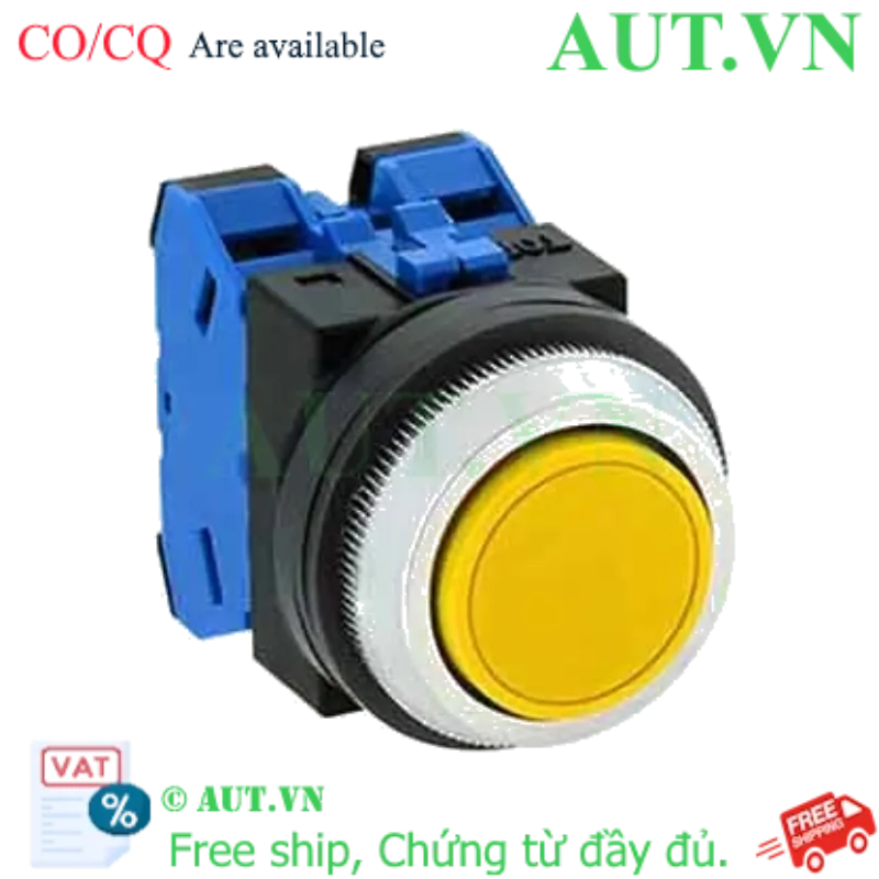 Ảnh của Nút nhấn giữ không đèn IDEC AON120Y D30 2NO (Vàng)