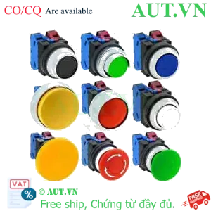 Ảnh của Nút nhấn giữ không đèn IDEC AON122G D30 2NO+2NC (Xanh)