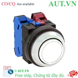 Ảnh của Nút nhấn giữ không đèn IDEC AON122W D30 2NO+2NC (Trắng)