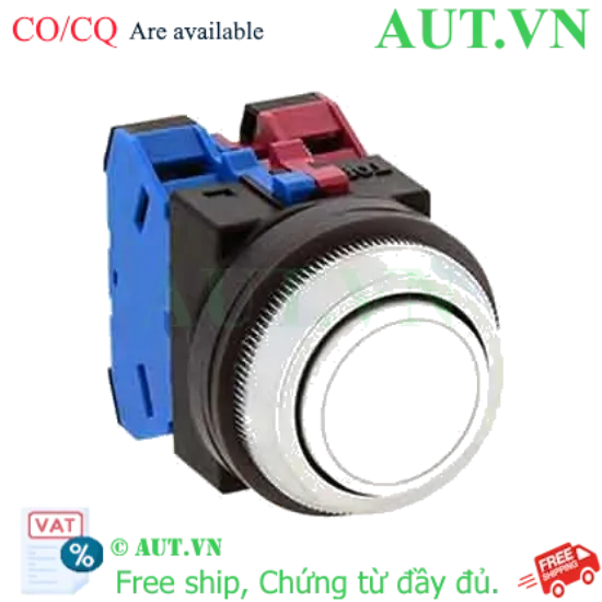 Ảnh của Nút nhấn giữ không đèn IDEC AON122W D30 2NO+2NC (Trắng)