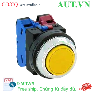 Ảnh của Nút nhấn giữ không đèn IDEC AON122Y D30 2NO+2NC (Vàng)