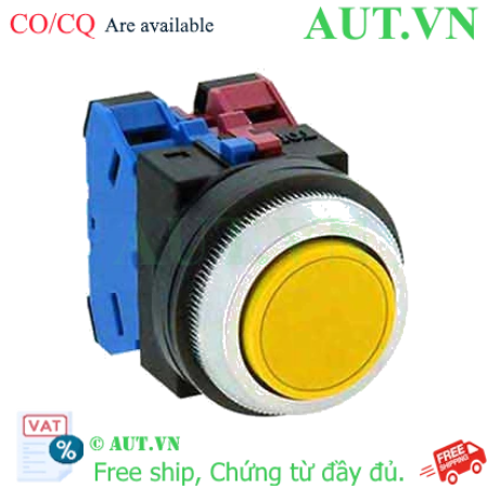 Ảnh của Nút nhấn giữ không đèn IDEC AON122Y D30 2NO+2NC (Vàng)