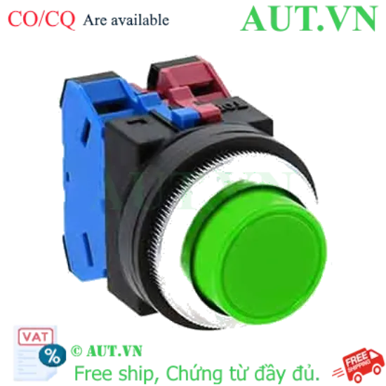 Ảnh của Nút nhấn giữ không đèn IDEC AON201G D30 1NC (Xanh)