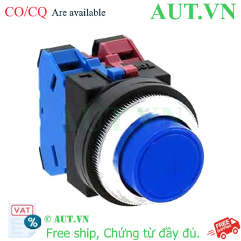 Ảnh của Nút nhấn giữ không đèn IDEC AON201S D30 1NC (Xanh)