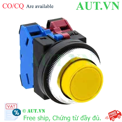 Ảnh của Nút nhấn giữ không đèn IDEC AON202Y D30 2NC (Vàng)