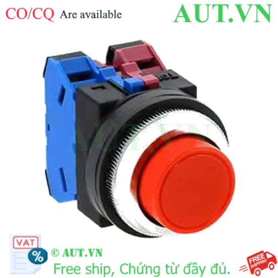 Ảnh của Nút nhấn giữ không đèn IDEC AON220R D30 2NO (Đỏ)