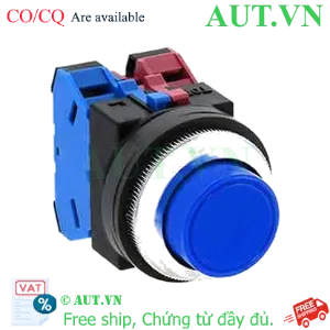 Ảnh của Nút nhấn giữ không đèn IDEC AON222S D30 2NO+2NC (Xanh)